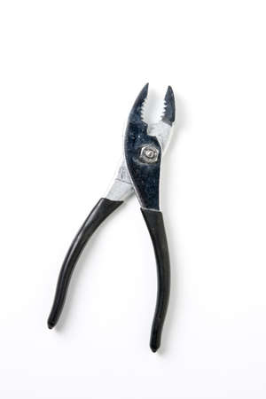Small Pliers Isolated on white. Focus on entire tool.の写真素材