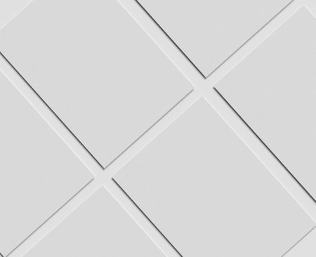 White tile wall texture or background. 3d render illustration design.の写真素材