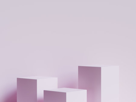 Podium product display scene presentation realistic render illustrationの写真素材