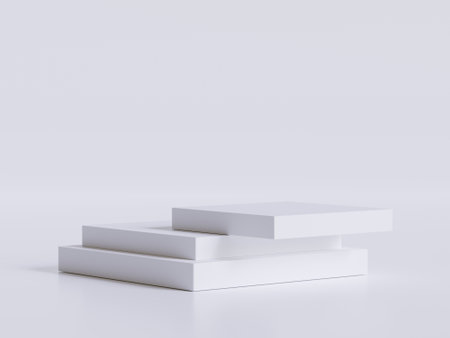 Podium product display scene presentation realistic render illustrationの写真素材