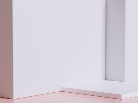 Podium product display scene presentation realistic render illustrationの写真素材