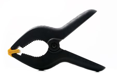 one pliers on white backgroundの写真素材