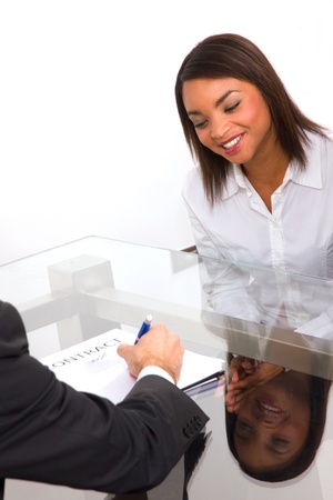 job interviewの写真素材