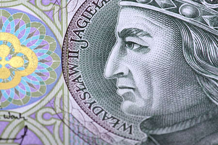 Polish currency - polish moneyの写真素材