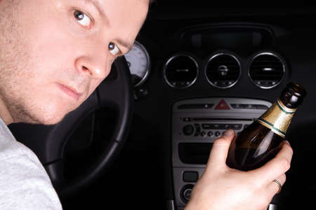 Danger on the road caused by drunken drivers