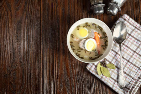 Ryemeal soupの写真素材