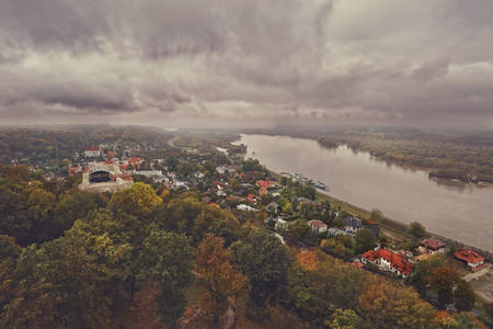 Kazimierz Dolny - a beautiful Polish town as seen from the tower