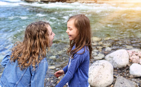 Happiness in friendship - two friends have funHappiness in friendship - two friends have funHappiness in friendship - two friends have funvの写真素材