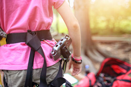 Rope park abstractの写真素材