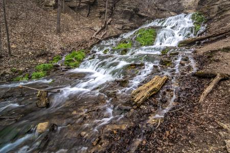 Decorah Iowa Waterfallの写真素材