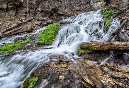 Decorah Iowa Waterfallの写真素材