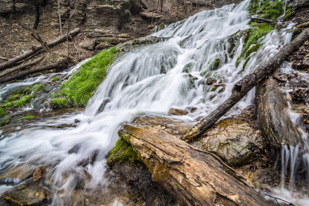 Decorah Iowa Waterfallの写真素材