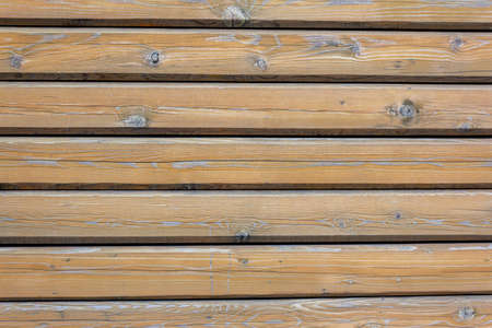Wood surface with natural wood pattern. Wooden wall of the house, covered with varnish. Natural...