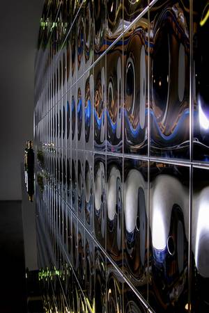 Bar counter, assembled in the warehouse before shipping.の写真素材