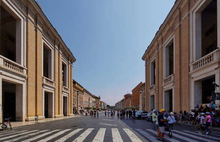 photo of Via della Conciliazione street, Rome Italyのeditorial素材