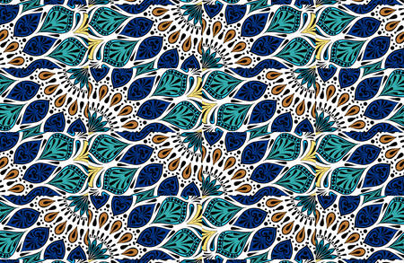 Colorful floral ethnic mandala pattern oriental motiveの写真素材