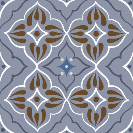 Hand drawn pattern element with ethnic motifのイラスト素材