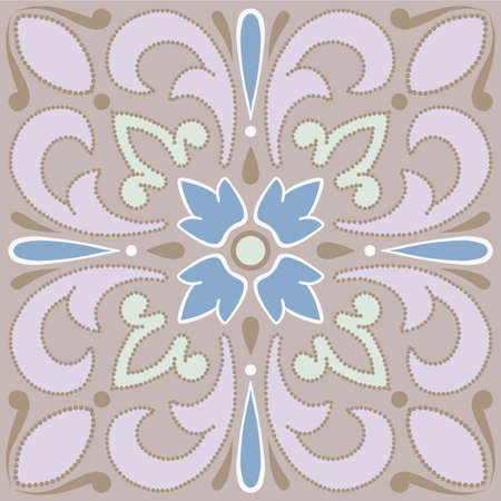 Hand drawn pattern element with ethnic motifのイラスト素材