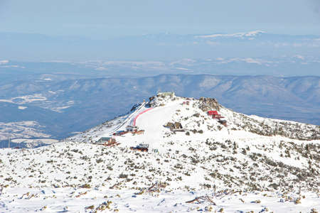 photo of Borovets Ski Resort, top station, Bulgariaの写真素材