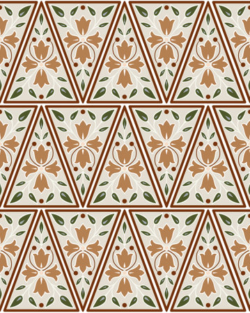 Lace elegant classic vintage patternのイラスト素材