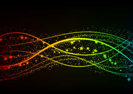 Vector illustration of a colored background.のイラスト素材
