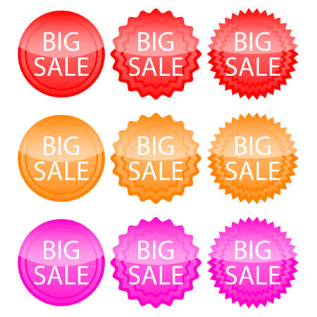 vector illustration banner big discounts.のイラスト素材