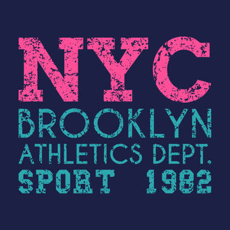 New York typography, t-shirt graphics. vector illustration.のイラスト素材