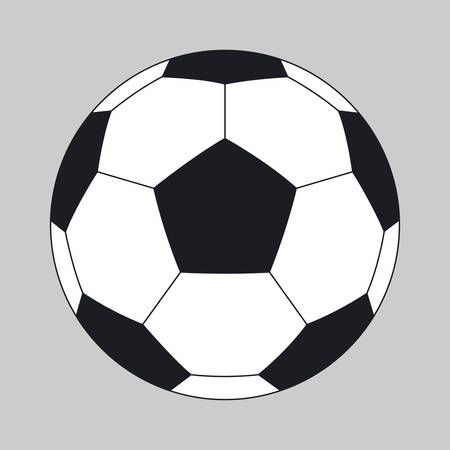 Vector illustration of a soccer ball.のイラスト素材