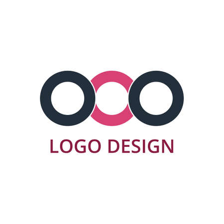 Vector illustration of circle logo.のイラスト素材