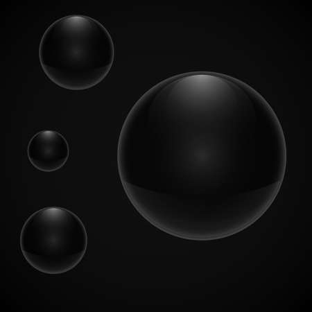 Vector illustration of a transparent drop of water.のイラスト素材