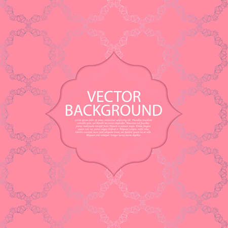 Vector illustration background invitation silver line.のイラスト素材