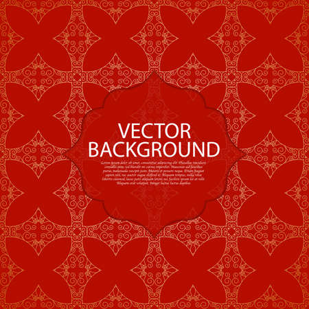 Vector illustration of a gold line background invitation.のイラスト素材