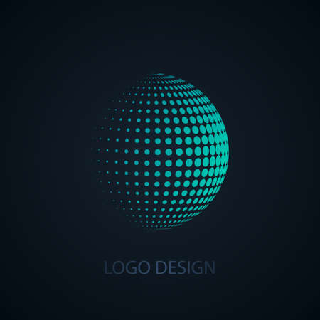 Vector illustration of abstract business logo.のイラスト素材