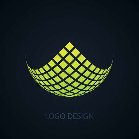 Vector illustration of abstract business logo.のイラスト素材