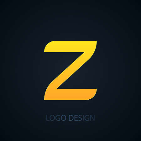 Vector illustration of logo letter z.のイラスト素材