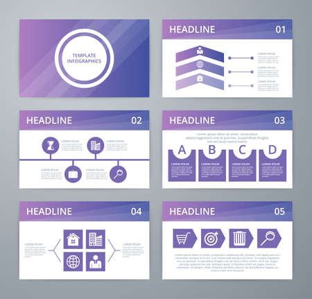 Vector illustration infographics . Flat design set for advertising brochure flyer and magazine.のイラスト素材