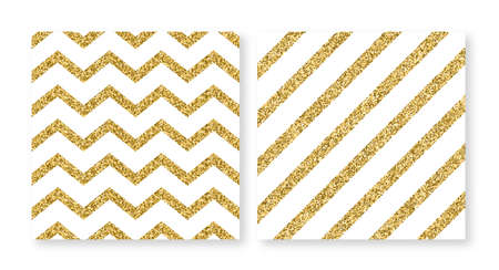 Vector illustration of a square of gold cards.のイラスト素材