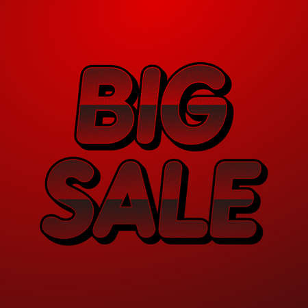 Vector illustration background big sale.のイラスト素材
