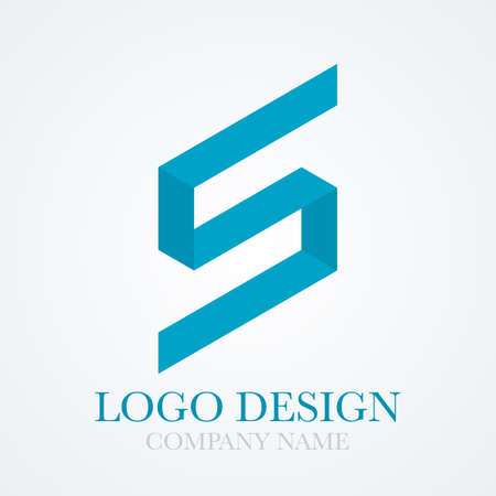 Vector illustration logo letter s.のイラスト素材