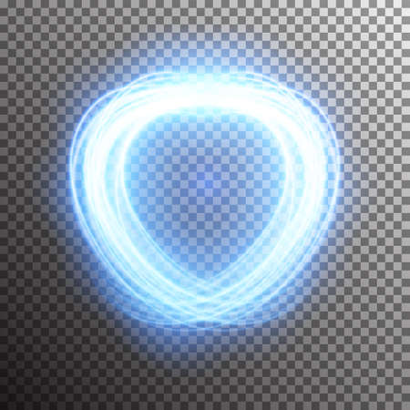 Special light fire effect. Vector illustration transparentのイラスト素材