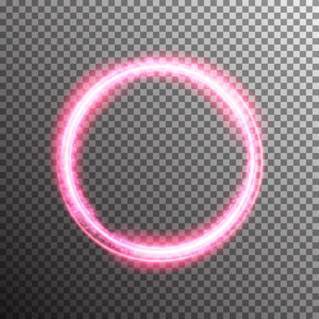 Vector shining twisted glitter comet trails. Special light flare effectのイラスト素材