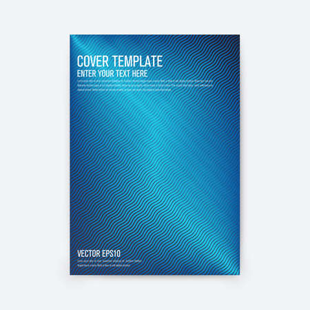 Minimal covers design. Geometric halftone gradients. Stock vectorのイラスト素材
