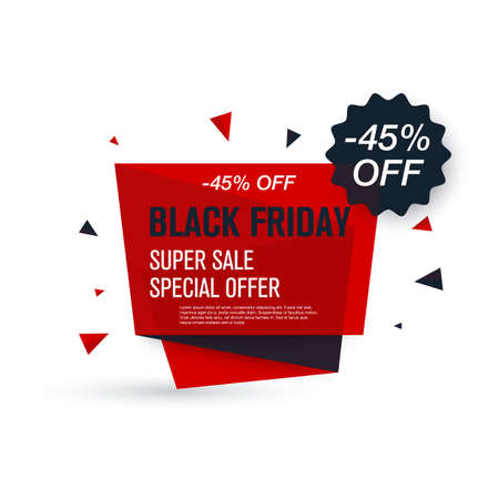 Black Friday sale label.のイラスト素材