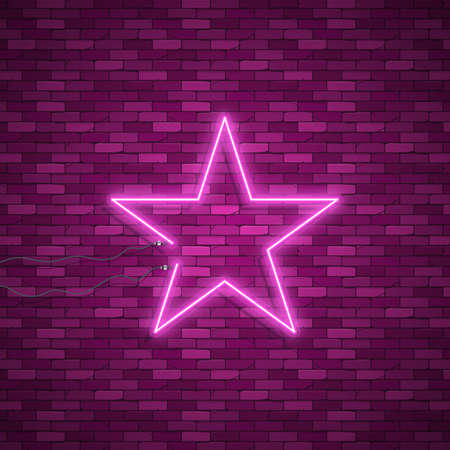 Bulb glowing. Neon ring lamp sign isolated on transparent background. Blue electric light star. Vector round bulb banner for advertising designのイラスト素材