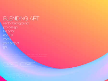 Abstract blend background. Stock vector. Template for webのイラスト素材