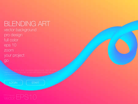 Abstract blend background. Stock vector. Template for webのイラスト素材
