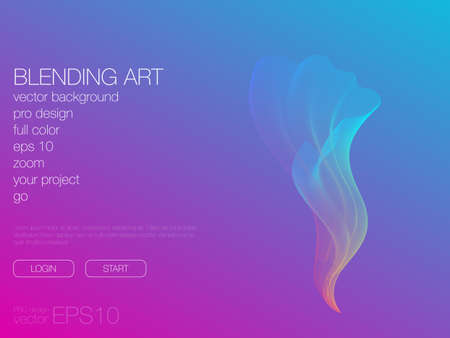 Abstract blend background. Stock vector. Template for webのイラスト素材