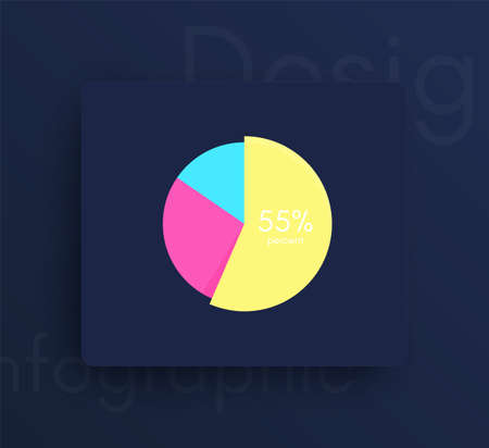 Vector graphic infographics. Template for creating web applications, workflow layout, diagram, banner, modern design, business infographic. Stock vectorのイラスト素材