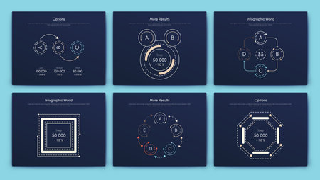 Vector graphics infographics with mobile phone. Template for creating mobile applications, workflow layout, diagram, banner, web design, business reports. Stock vectorのイラスト素材