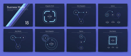 Vector graphics infographics with mobile phone. Template for creating mobile applications, workflow layout, diagram, banner, web design, business reports. Stock vectorのイラスト素材